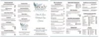 Body Essence spa brochure