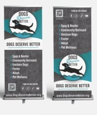Dogs Deserve Better Retractable Mockup
